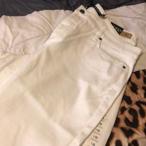 White Lauren (Ralph) Cropped Pants!!